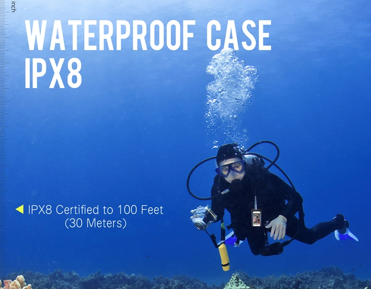Universal Size Fluorescent IP68 Underwater Waterproof Phone Bag Pouch