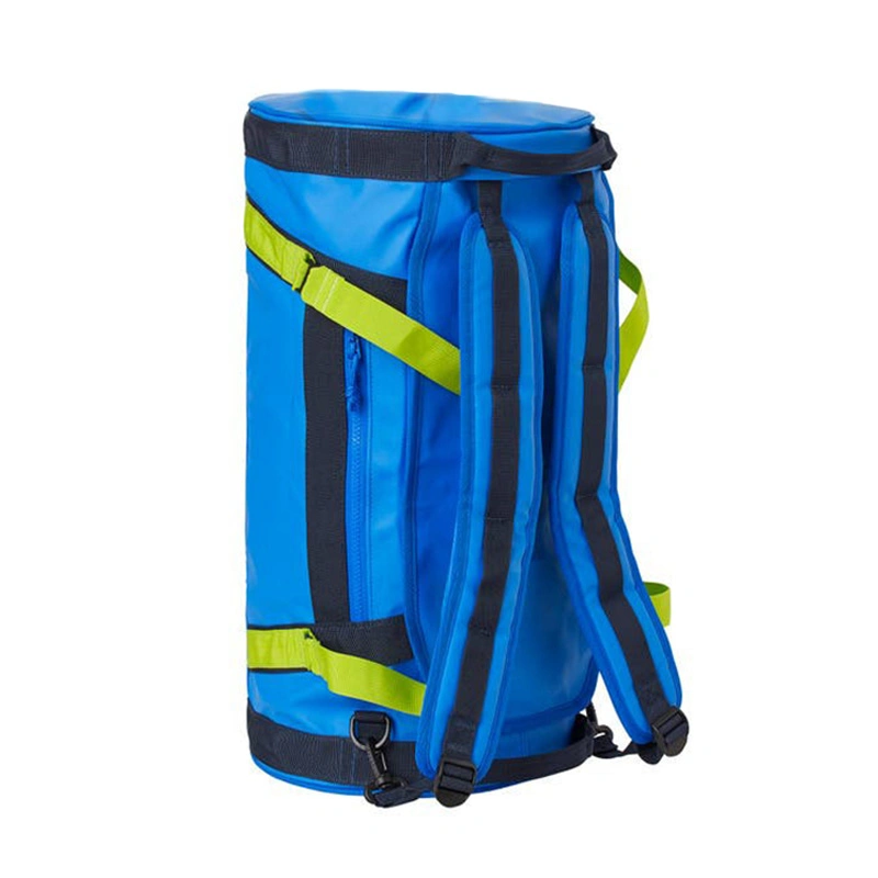 Blue Waterproof Duffel Backpack PVC Tarpaulin Duffel Bag 45L, 60L, 90L