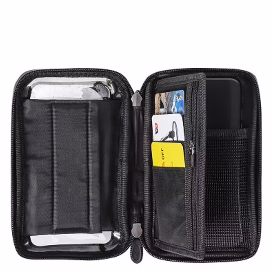 Suporte de telefone para bicicleta à prova d'água, tela sensível ao toque, rotação de 360 ​​graus, bolsa para montagem no guidão Wbb16224